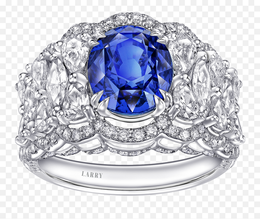Oval Shaped Sapphire Ring - Ring Png,Oval Png