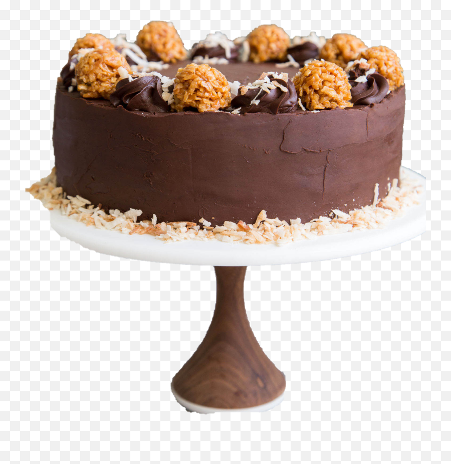 Caramel Nutty Chocolate Cake Png - Chocolate Cake Png,Cake Png Transparent