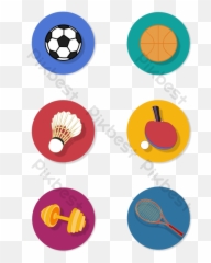 9 Color Sporting Goods Icon Vector Cdr Free Download - Pikbest Dot png