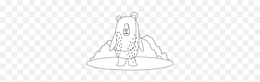 Animal Bear Icon Coloring Page Graphic By Cagagestudio - Fictional Character Png,Bear Icon