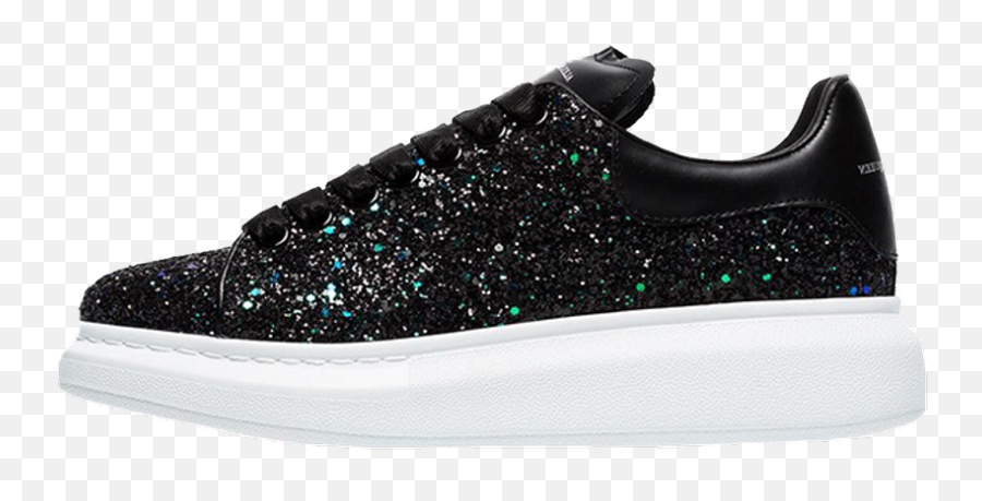 Alexander Mcqueen Glitter Black Where To Buy Tbc The - Black Glitter Alexander Mcqueen Trainers Png,British Fashion Icon Alexander Mcqueen