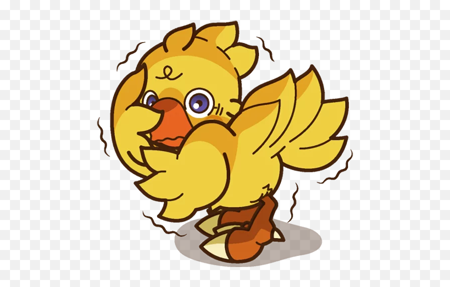Telegram Sticker From Chocobo Pack Png Icon