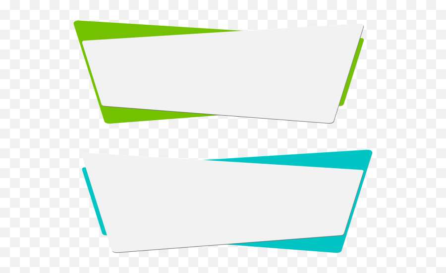 Download Free Png Vector Origami Banners Set Banner - Text Box Vector Png,Template Png