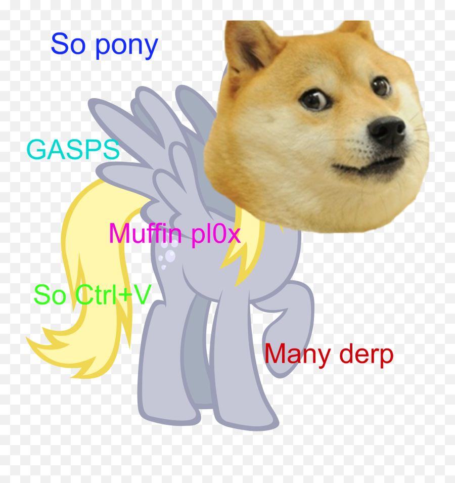 Download Derpy Doge Png Image With No Background - Pngkeycom Derpy Hooves My Little Pony,Doge Transparent Background