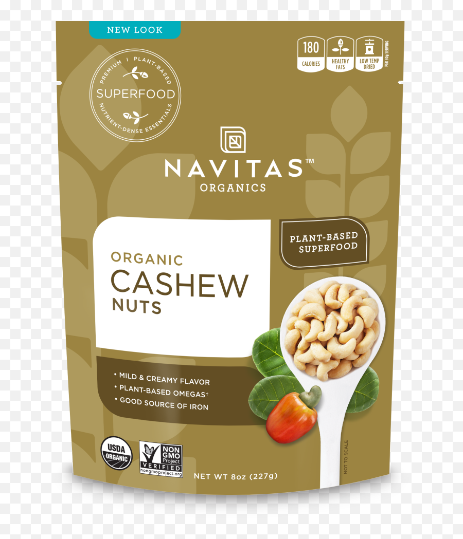 Cashew Nuts 8 Oz - Cacao Nibs Png,Cashew Png