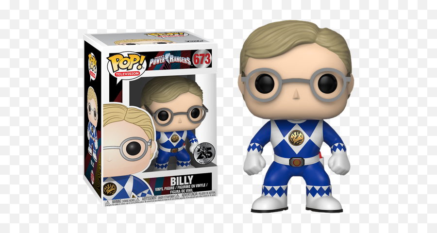 Billy Unmasked Blue Ranger Pop - Blue Ranger Funko Pop Png,Power Ranger Png