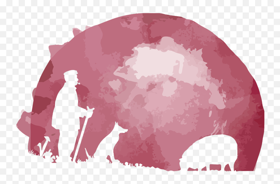 Goat Peter Silhouette Sticker - Tenstickers Silueta Pastor Con Perro Png,Pig Silhouette Png