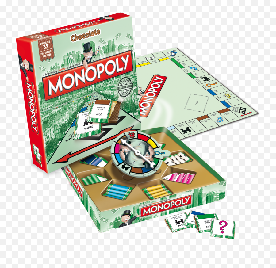 Chocolate Monopoly Board Game Png Image