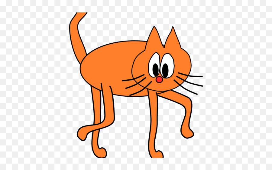 Tiptoe Clipart Math - Orange Cat Clipart Transparent Fish And Cat Clipart Png,Orange Cat Png