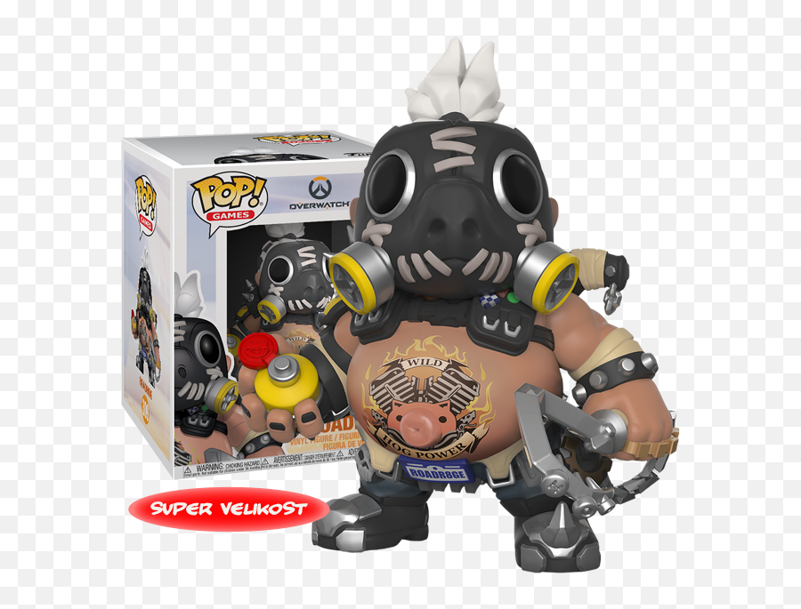 Overwatch Pop Funko Road Hog - Funko Pop Overwatch Roadhog Png,Roadhog Png