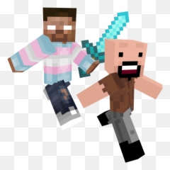 Trans Icon Herobrine Better Pants - Herobrine With Better Pants Png,Herobrine Png
