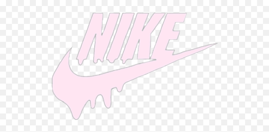 Nike Pink Melt Freetoedit - Sticker By Konoha Nike Logo Melting Drawing Png,Nike Symbol Transparent