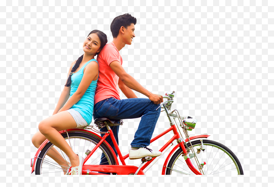 Cycle - Couple On Cycle Png,Cycle Png