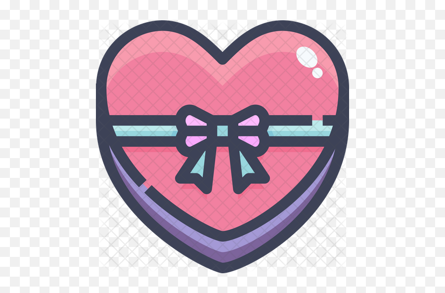 Heart Gift Icon - Emblem Png,Heart Logo Png