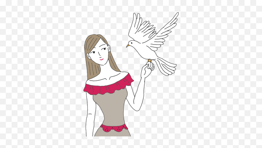 Download Hd Dove Dream Meaning - White Doves In A Dream Illustration Png,White Doves Png