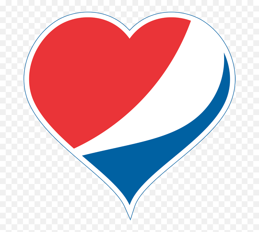 Serve Pepsi - Heart Shaped Pepsi Logo Full Size Png Pepsi Logo Heart,Pepsi Logo Png