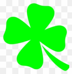 Clover Png Transparent Cloverpng Images Pluspng - Black Four Leaf Clover Png,Shamrock Transparent Background