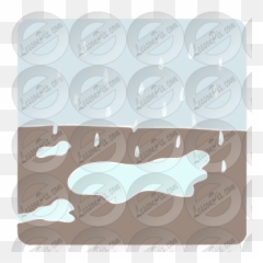 Puddle Stencil For Classroom Therapy Use - Great Illustration png