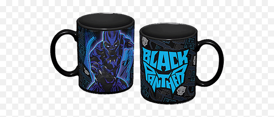 Marvel - Black Panther Black Panther Logo Mug Mug Png,Black Panther Logo