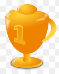 Trophy Cup First - Free Vector Graphic On Pixabay Animada Copa Primer Lugar Png,1st Png