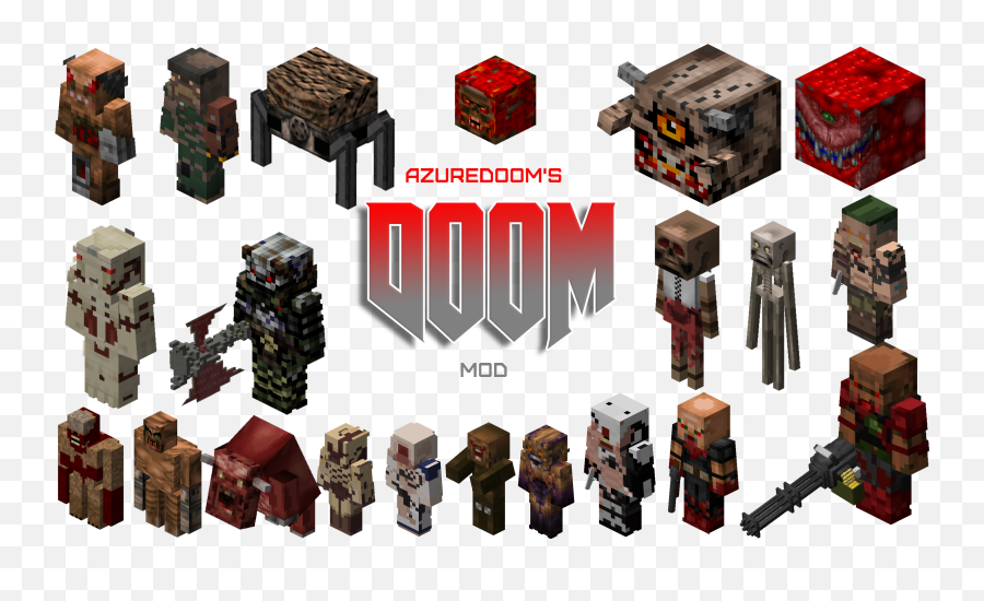 Azuredoomu0027s Doom Mod - Mods Minecraft Curseforge Mods De Minecraft Png,Doom Transparent