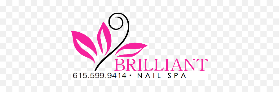 Brilliant Nail Spa U2013 Franklin Salon U0026 - Clip Art Png,Nail Logo