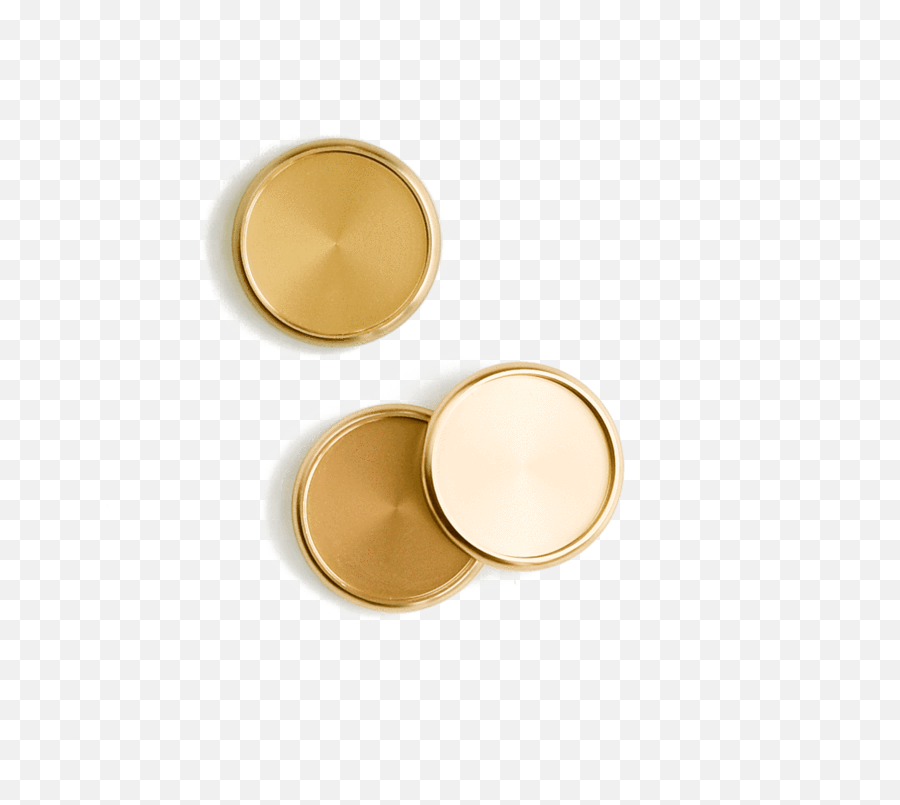 Set Of 9 Gold Discs - Solid Png,Inkwell Png