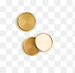 Set Of 9 Gold Discs - Solid Png,Inkwell Png