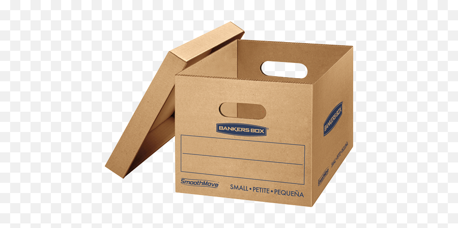 Bankers Box Smoothmove Classic Moving Boxes 15 X 12 10 - Banker Box Png,Cardboard Box Png