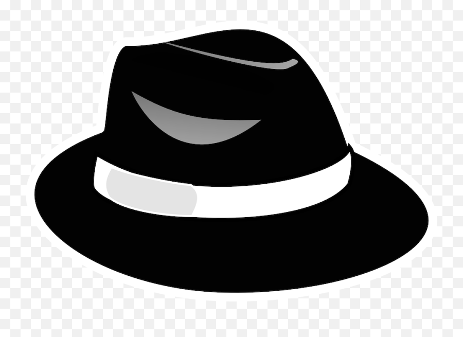 Download Cap Clipart Gangster - Black Hat Png,Gangster Hat Png