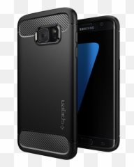 Download Spigen Rugged Armor Hard Case For Samsung Galaxy S7 - Galaxy S7 Edge Covers Png,Samsung Png