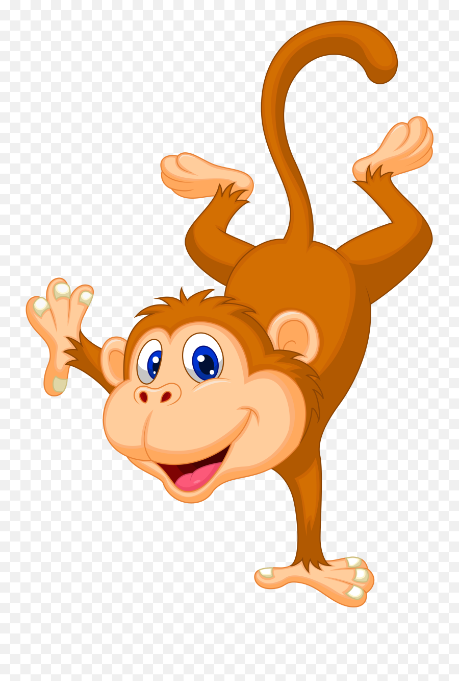 Clip Art Freeuse Library Drill Drawing - Monkey Cartoon Png Transparent,Monkey Transparent