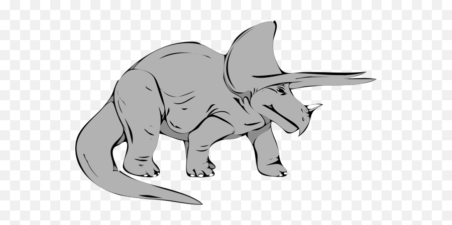 Gray Triceratops Png Svg Clip Art For - Triceratops Dinossauros Nos Cartoons,Triceratops Png