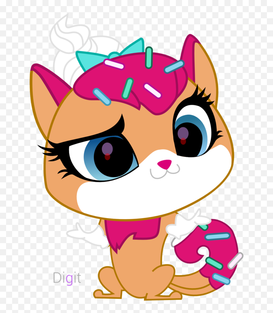 Lps - Littlest Pet Shop Cartoon Cat Hd Png Download Littlest Pet Shop Sugar Sprinkles,Lps Png