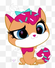 Lps - Littlest Pet Shop Cartoon Cat Hd Png Download Littlest Pet Shop Sugar Sprinkles,Lps Png