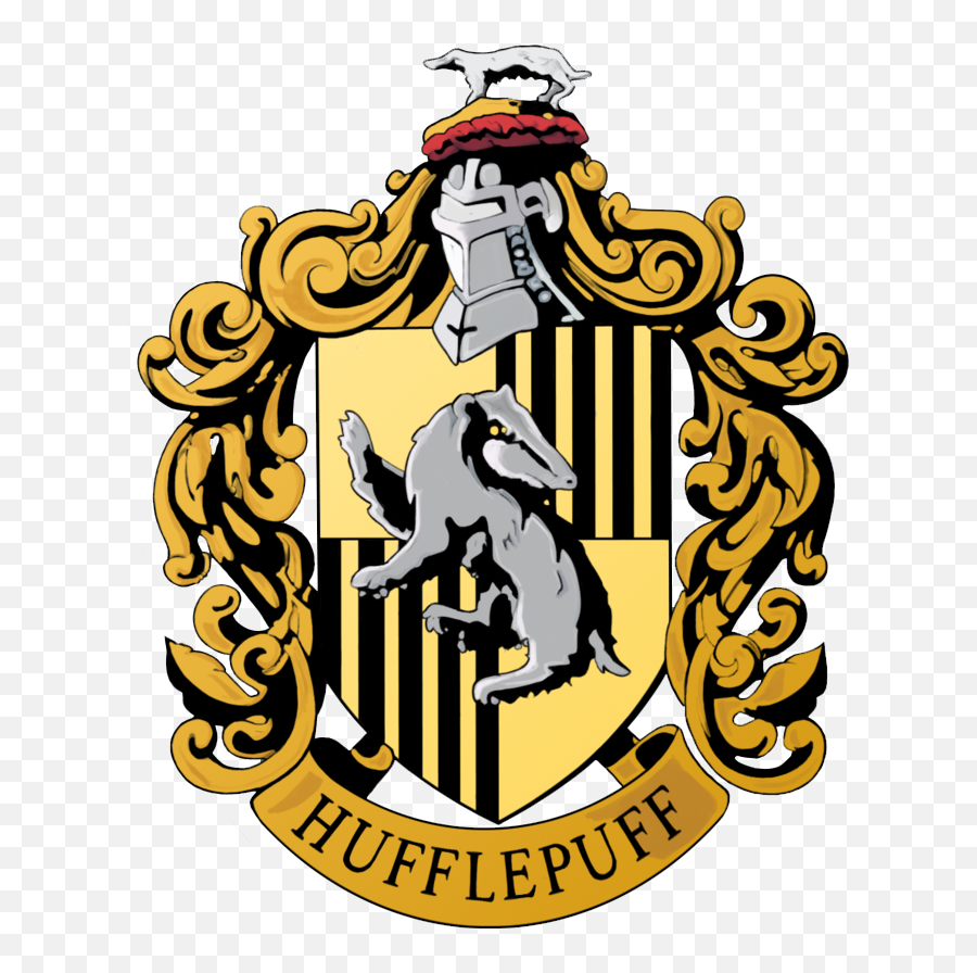 Hufflepuff Crest - Harry Potter Hufflepuff House Logo Png,Slytherin Logo Png