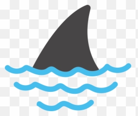 Clipart Shark Fin - Transparent Background Shark Clipart Png,Fin Png