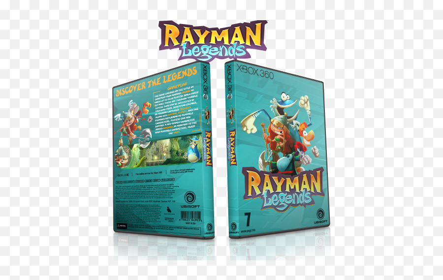 Rayman Legends Box Art Cover - Rayman Origins Full Size Rayman Legends Png,Rayman Transparent