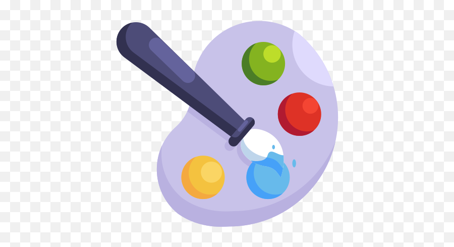 Palette Color Paint Painting Colors - Melukis Icon Png,Art Icon