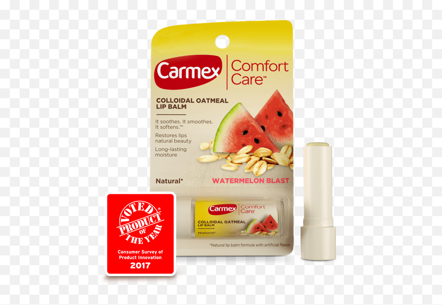 Carmex Comfort Care Colloidal Oatmeal - Product Of The Year Png,Hourglass Icon Opaque Rouge