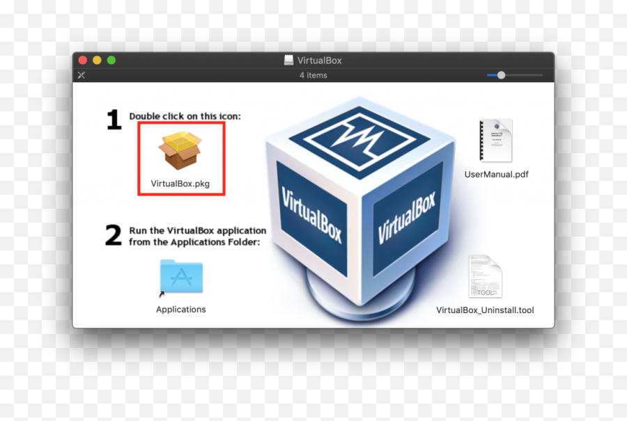 Run Ubuntu - Virtualbox Png,Dmg Icon Before And After