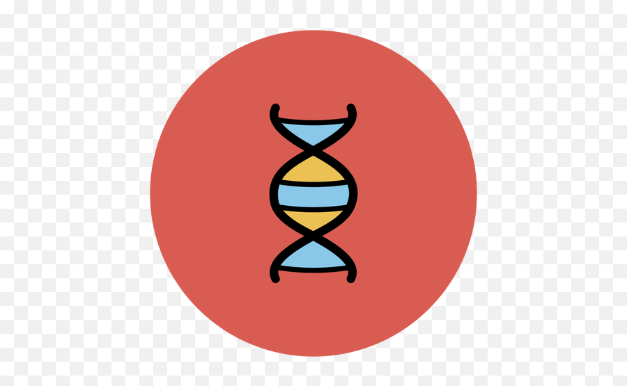 Dna Chain Icon - Vertical Png,Dna Colorful Icon