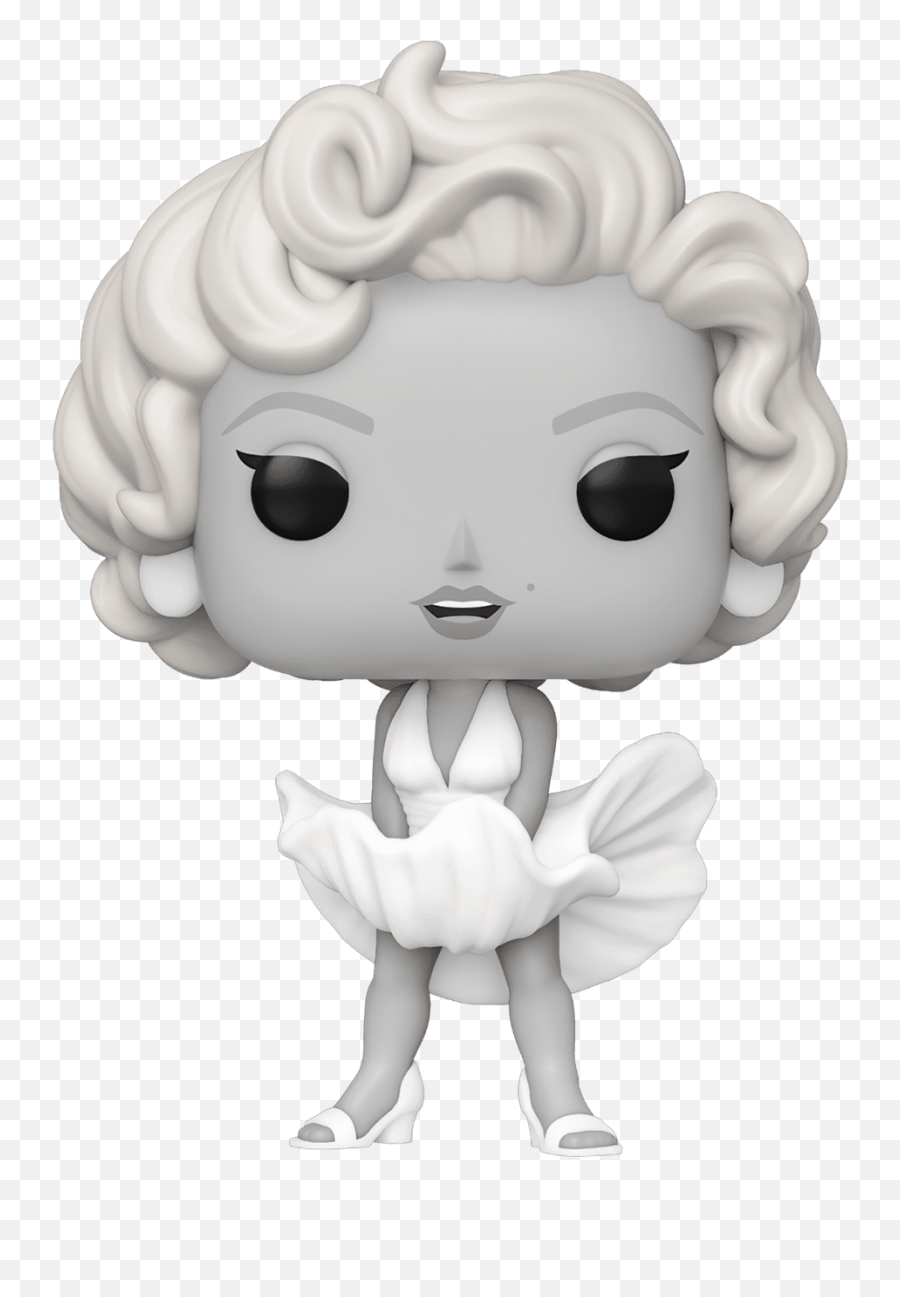 Marilyn Monroe - Marilyn Monroe Funko Pop Black And White Png,Marilyn Monroe Icon