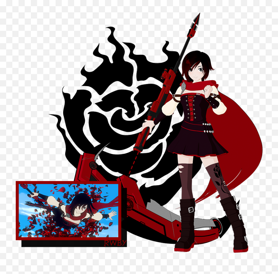 Ruby Rose - Ruby Cross Tag Battle Png,Rwby Png