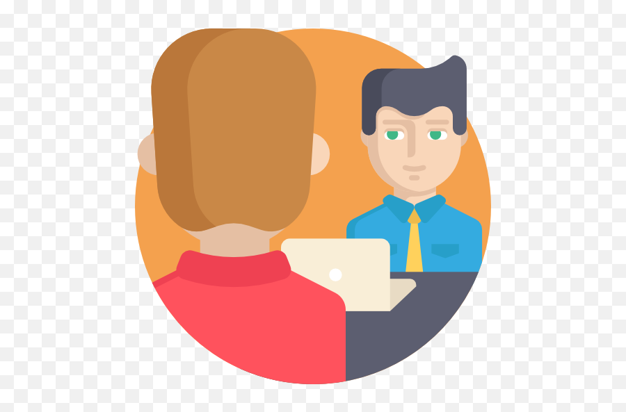 Vector Icons Designed - Interview Flat Icon Png,Job Interview Icon