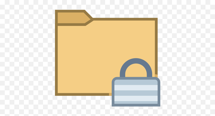 Private Folder Icon In Office Style - Private Folder Icon Icons8 Png,Private Folder Icon