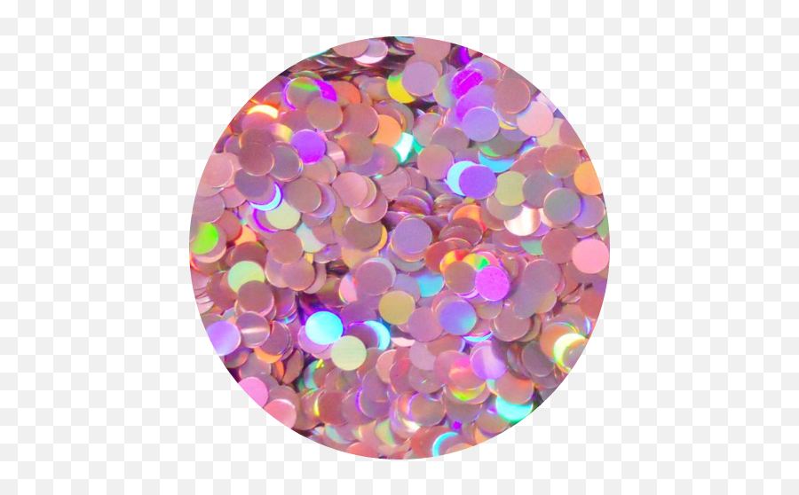 Circle Glitter Sequins Pink Aesthetic - Aesthetic Pink Circle Png,Pink Circle Png