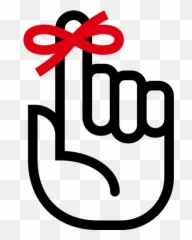 Finger Clipart Reminder - Vector Free 620x553 With String png