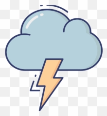 Lighting - Free weather icons Orage Transparent Background Clipart png