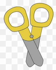 Library Of Cute Scissor Clipart Transparent Png Files - Yellow Scissors Clipart